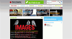 Desktop Screenshot of heure-exquise.org